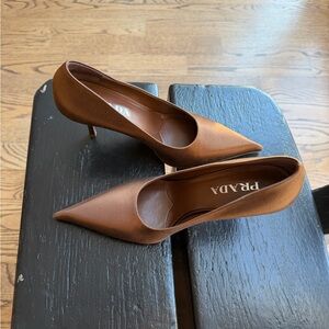 Prada Women's Brown tobacco  Heels